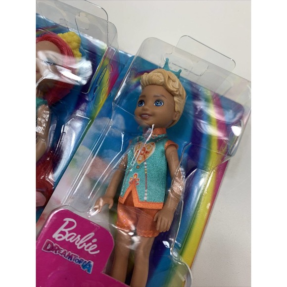 Barbie Dreamtopia Sprite Dolls Chelsea Boy and Girl - Lot of 2 - Picture 3 of 4